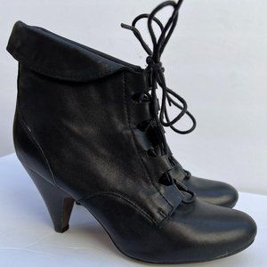 ALDO Black Leather Booties